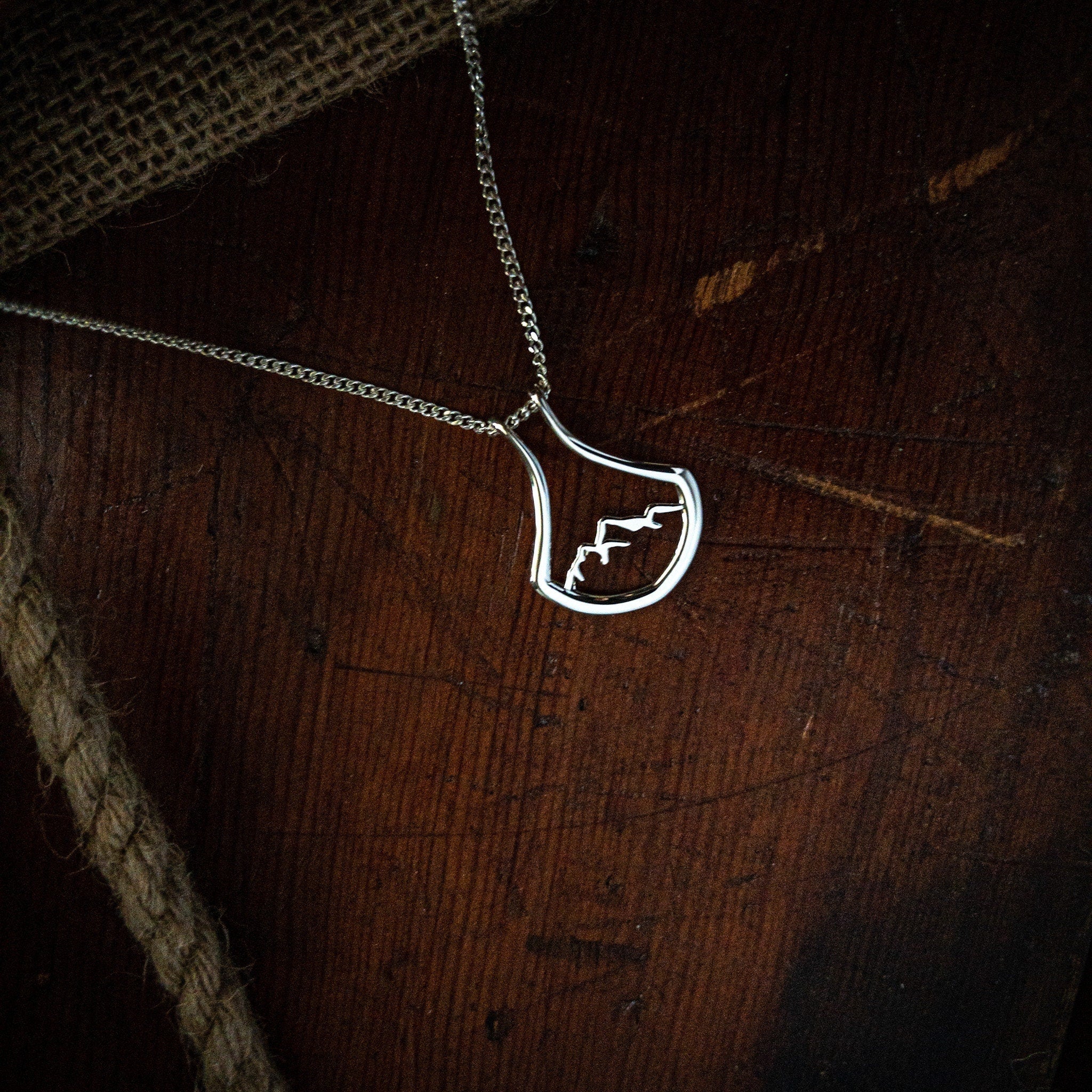 14K Gold Horseshoe Ring Holder Necklace: Unique Ring Keeper